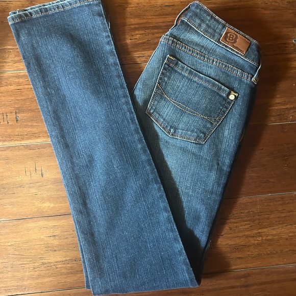 Women's Boot Cut Jeans - Blue - Picture 1 of 5